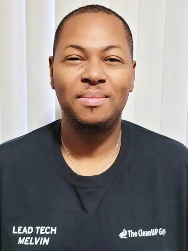 Melvin, Master Restoration Tech at The CleanUP Guys
